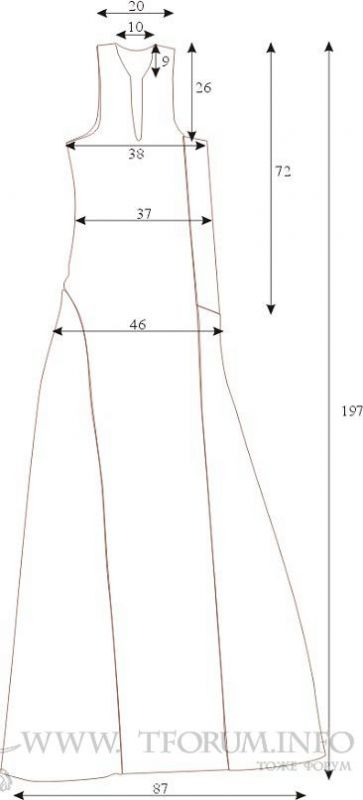 the proportions of Leonor's saya