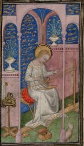 Catholic Church. Book of hours (use of Paris) manuscript, ca. 1420-1425. MS Richardson 42. Houghton Library, Harvard University, Cambridge, Mass..jpg